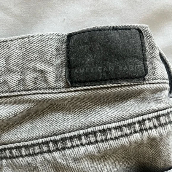 American Eagle Outfitters Ripped Gray Jean Shorts - Picture 4 of 5